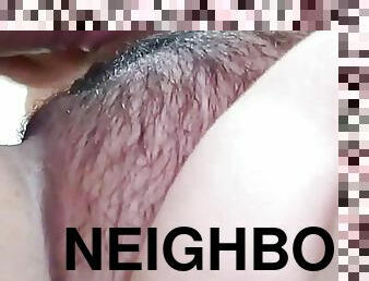Neighbor loves when I pound her pussy and creampies her