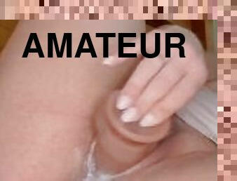 lihava, masturbaatio, pillu-pussy, amatööri, milf, pilluuntulo, isot-upeat-naiset, blondi, dildo, soolo