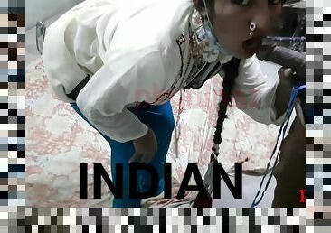 Desi Indian Maid Blowjob And Cum In Mouth