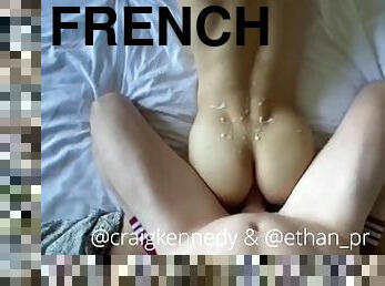 French Canadian Twink Romance ! Craig Kennedy receives a huge facial !