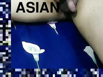 Asian boy masturbating