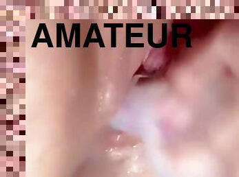 masturbation, orgasme, giclée, amateur, ados, jouet, solo