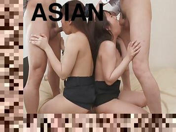 asiatique, cul, gros-nichons, poilue, jouet, japonais, sexe-de-groupe, doigtage, naturel