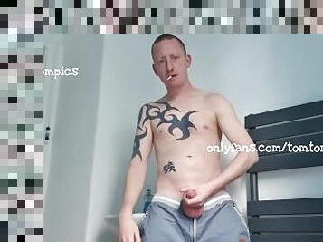 Ginger scally pissing