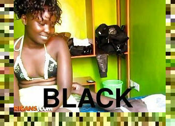 Cute Black African Girls Falls In Love With Huge Cock Hunk
