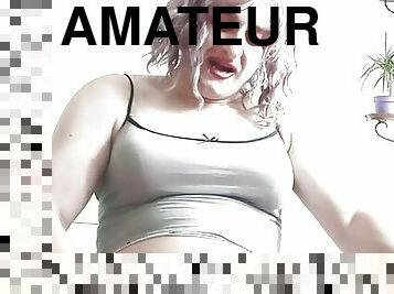 arsch, masturbieren, transsexueller, dilettant, anal-sex, creampie, europäische, euro, kamera, dildo