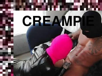 Intensive deepthroat fuck and tasty oral creampie in balaclava- Lola Bellucci & Marvin Tilliere