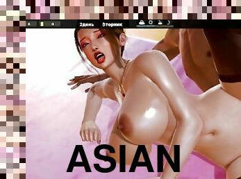 asiatisk, behåret, fisse-pussy, amatør, skønheder, synsvinkel, 3d, fetish