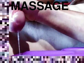 immens-glied, homosexuell, massage, allein, milch, glied