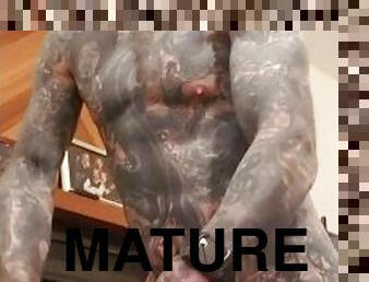 papa, masturbation, vieux, amateur, mature, énorme-bite, jouet, sale, jeune-18, ejaculation