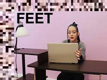 Study my feet, foot freak