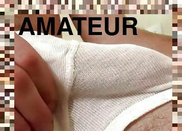 masturbation, amateur, ejaculation-sur-le-corps, énorme-bite, gay, solo, minet, taquinerie, sous-vêtements