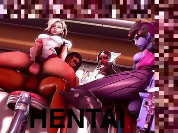 hentai, 3d, rabo