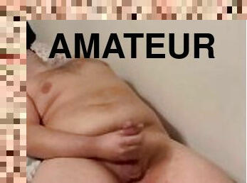 masturbation, amateur, énorme-bite, assez, fétiche, solo, boules, rasé, bite