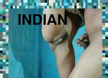 Indian sister-in-law was fucked by her stepbrother by lifting her legs