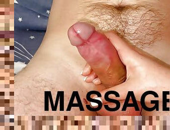 Girlfriend Makes Hot Dick Massage, Amateur Close Up, HD