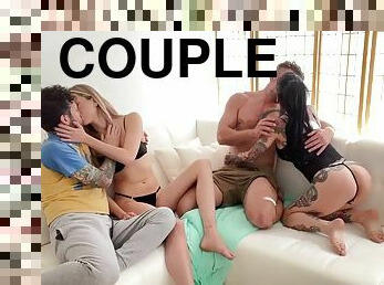 Couples Swap Turns Rough Foursome P1