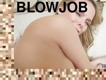 blowjob, cumshot, tenåring, hardcore, lubben, trekant, pov, første-gang, blond