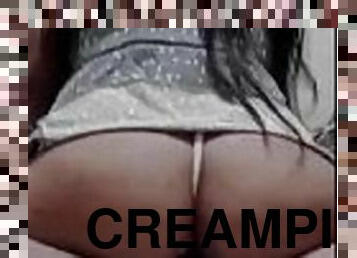 Teen de 18 años se deja follar con vestido puesto al final le gusta tanto que pide creampie