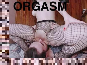 orgasm, tussu, paar, sperma, ratsutamine, näole-istumine, femdom