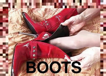 fødder, fetish, støvler