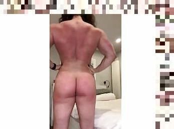 cul, amateur, mature, milf, point-de-vue, solo, tchèque, musclé