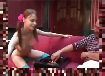 yaşlı, hint, dad-girl, genç-18, daha-yaşlı, babacığım, yaşlı-ve-genç