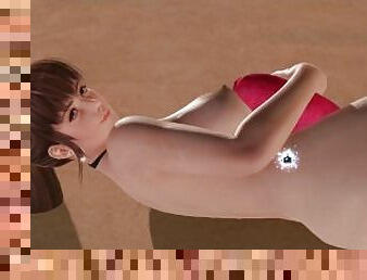 Dead or Alive Xtreme Venus Vacation Hitomi Valentine's Day Heart Cushion Pose Nude Mod Fanservice Ap