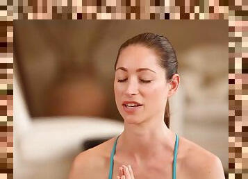 Yoga instructor blows your mind