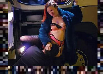 At the show the truck driver surprises me and fucks my pussy and my ass