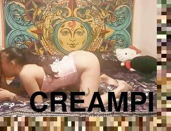 gammal, amatör, tonåring, latinska, deepthroat, creampie, sprut, äldre, petit, tatuering