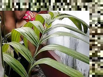 House Garden Clining Time Sex A Bengali Wife With Saree in Outdoor ( Official Video By Villagesex91)