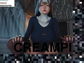 Nun Hard Bbc Fucking And Getting Creampie In Church  Hottest Hentai Animation 4k 60fps