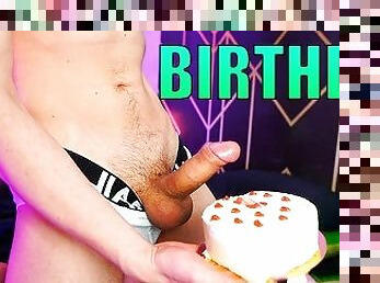 Hot Birthday Sex with Older StepBrother - Bareback Breeding Creampie