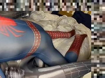 Spider-Man fucks spider girl - OF handcuffdaddy