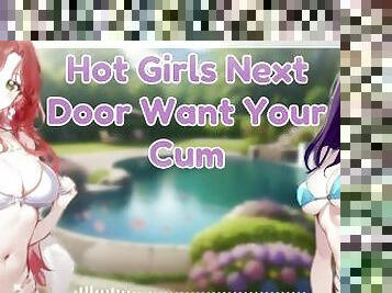 Sexy Girls Next Door Want Your Cum  Audio Hentai Roleplay  ASMR RP  Erotic Audio  Cum Play