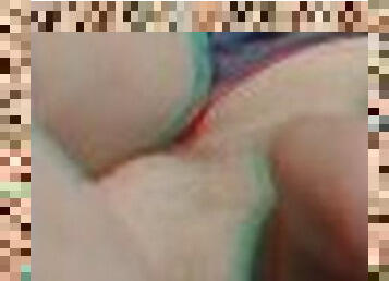 kacamata, homo, handjob-seks-dengan-tangan-wanita-pada-penis-laki-laki, sudut-pandang, 3d, seorang-diri, realitas