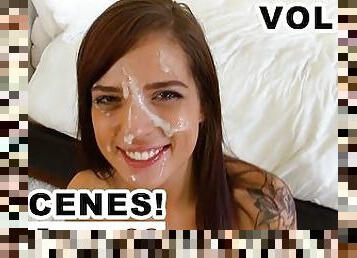 Facials Forever Compilation 10 Facials from Top Web Models Over 1 Hour - Volume 26