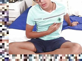 masturbação, amador, tiro-ao-alvo, gay, gozando, jovem18