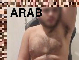 poilue, masturbation, amateur, ejaculation-sur-le-corps, gay, arabe, joufflue, secousses, solo, ours