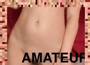 masturbation, mamelons, chatte-pussy, amateur, babes, blonde, britannique, percé, solo, clignotant