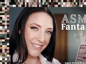 ASMR Fantasy - Full Body Physical Exam With MILF Doctor Angela White! (Spanish Subtitles) - POV