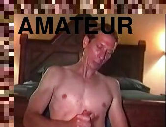 masturbation, amatör, mogen, gay, juckande