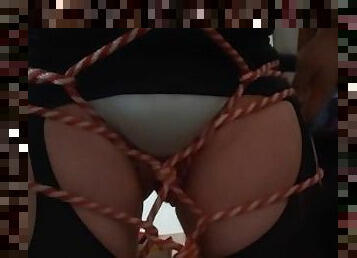 Self tied sissy