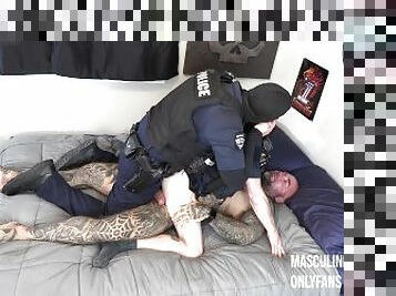 armée, papa, anal, fellation, énorme-bite, gay, sexe-de-groupe, pappounet, police-police, musclé