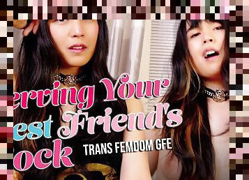 Serving Your Trans Best Friend&#039;s Cock &amp; Fucking Her: Femdom BFF GFE