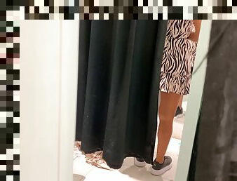 RECORDING A SEXY GIRL IN PUBLIC DRESSING ROOM, I ALMOST CAUGHT 3