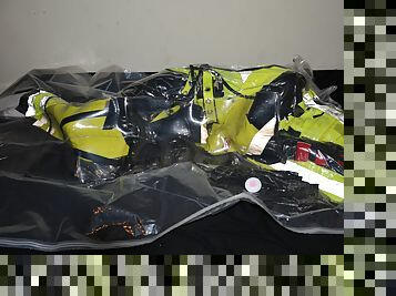 Feb 14 2023 - VacPacked in my hiviz coveralls with my hiviz harness kevlar vest &amp; PVC Aprons