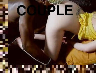 amateur, interracial, maison, française, couple, ejaculation, blanc