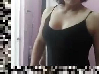 Fit Mature Latina Changing Clothes